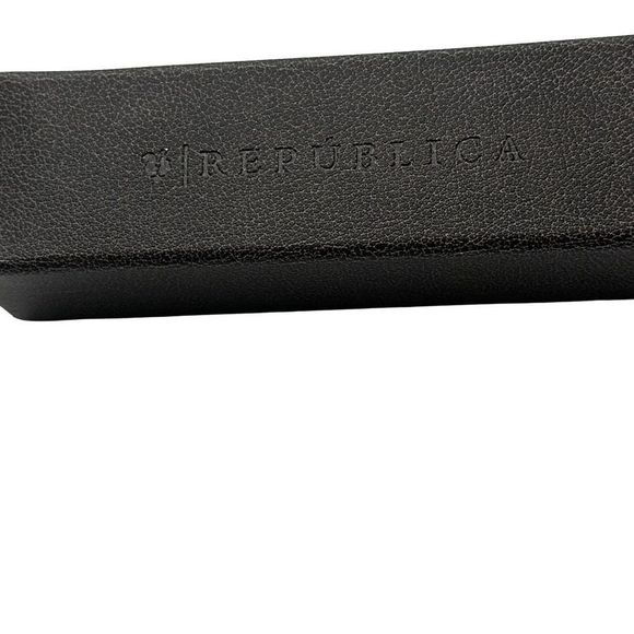 RepubliCa Albany Full Rim Rectangle Eyeglasses Black put your own lenses - Picture 2 of 8